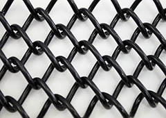 fused and bonded chain link mini mesh